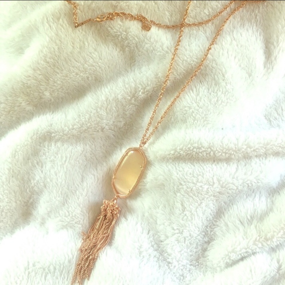 Kendra Scott Rayne Necklace-Rose Gold